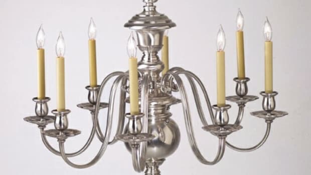 B&B Restored Silver chandelier sm