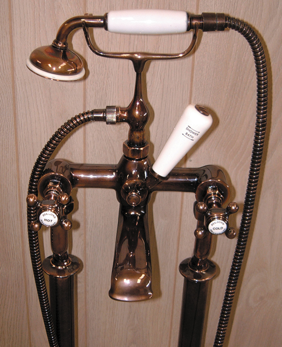 historic shower stand