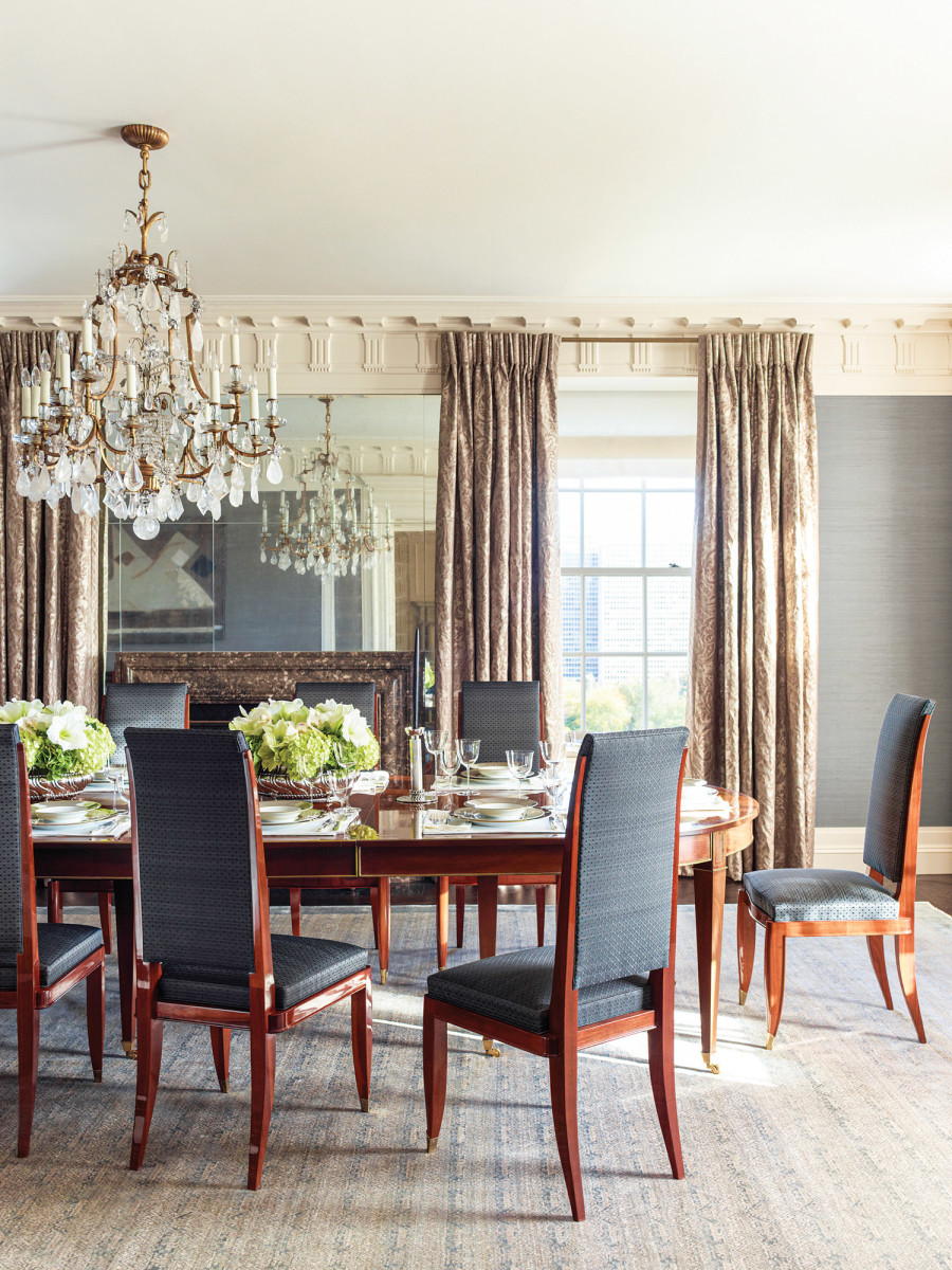 Lakeview dining room, interior designer Suzanne Lovell