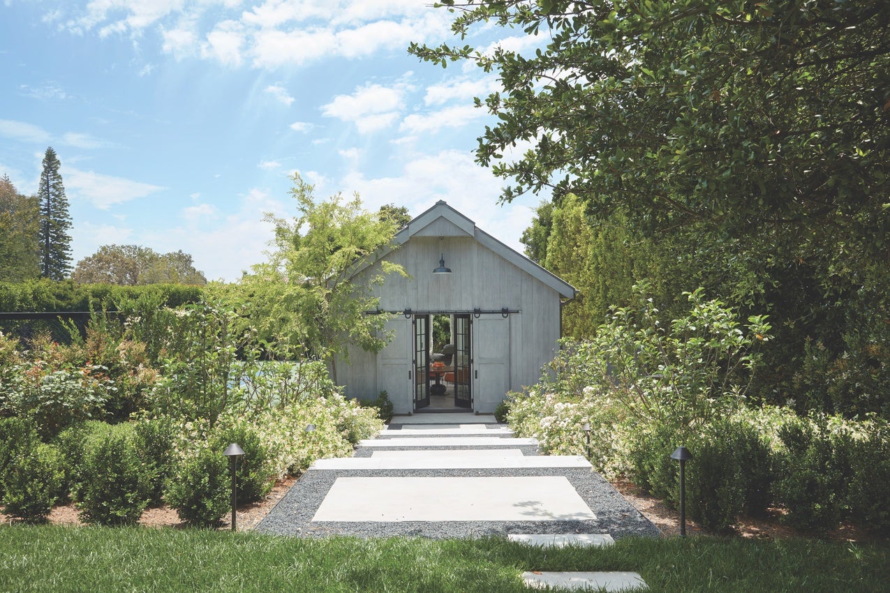 christine london landscape design brentwood LA backyard